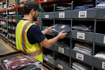 Warehouse operations showing how to increase throughput and capacity